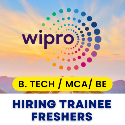 Wipro Hiring Trainee| Freshers: Apply Now